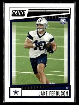 2022 Score Jake Ferguson #375 RC Dallas Cowboys