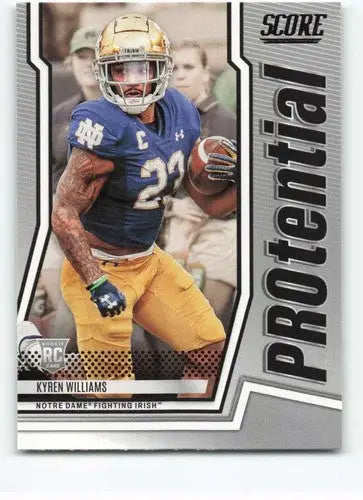 2022 Score Protential Kyren Williams football card with original gloss NM-MT ID 46331
