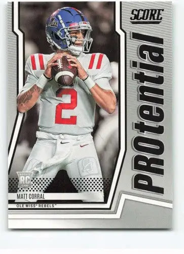 2022 Score Protential #2 Matt Corral NM-MT ID:48559 - Football Card Single