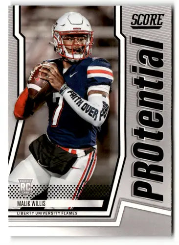 2022 Score Protential #4 Malik Willis EX/NM ID:50513 - Football Card Single