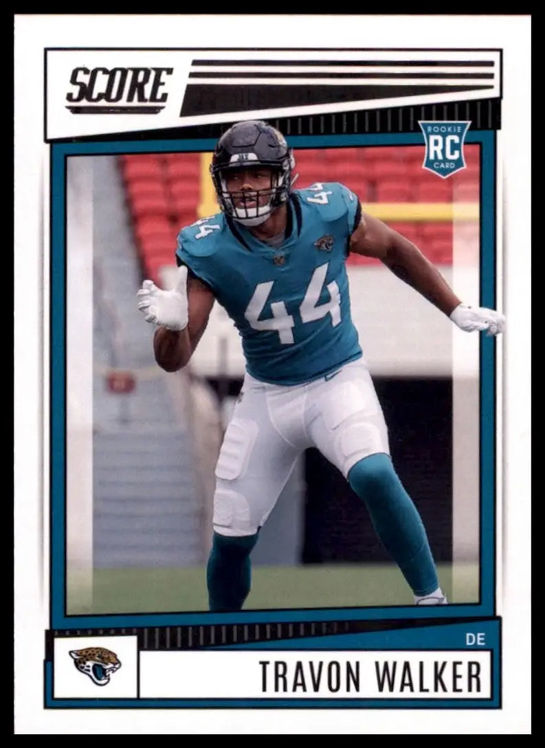 2022 Score Rookie Travon Walker #340 Rookie Jacksonville Jaguars Football Card - Football Card Single