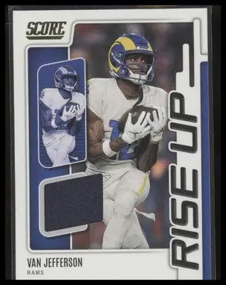 2022 Score #RU24 Van Jefferson Rise Up - Football Card Single