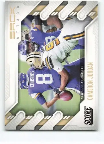 2022 Score Sack Attack #5 Cameron Jordan NM-MT Saints ID:50580 - Football Card Single