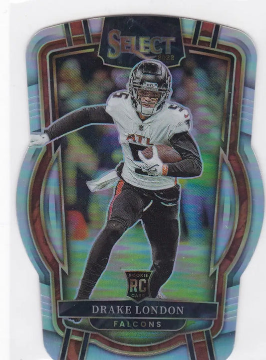 2022 SELECT #297 DRAKE LONDON DIE CUT- ATLANTA FALCONS - Football Card Single