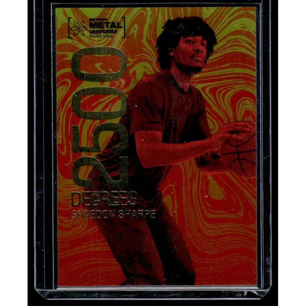 2022 Skybox Metal Universe Champions 2500 Degrees #D-2 Shaedon Sharpe NM-MT Basketball Card - Basketball Card Single