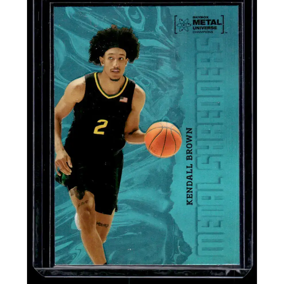 2022 Skybox Metal Universe Champions Aqua #146 Kendall Brown NM-MT Basketball Card - Basketball Card Single