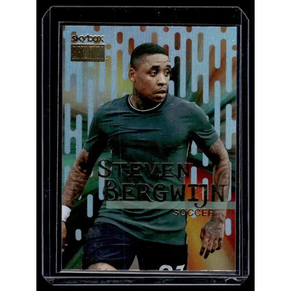 2022 Skybox Metal Universe Champions Premium #S-19 Steven Bergwijn NM-MT Soccer Card - Soccer Card Single