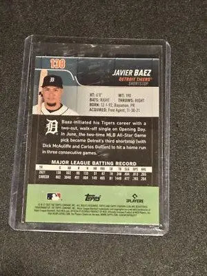 2022 Stadium Club Chrome #138 Javier Baez - Baseball Card Single