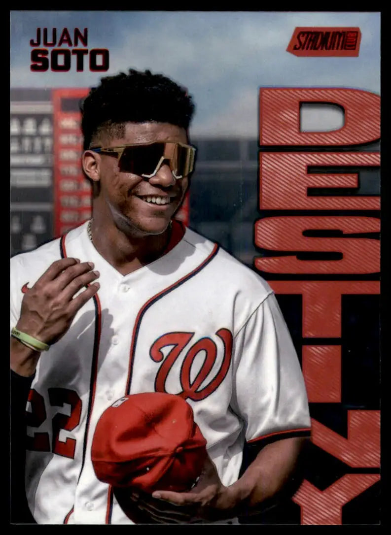 2022 Stadium Club - Dynasty and Destiny Red Juan Soto 1B Washington Nationals NM - Baseball Card Single