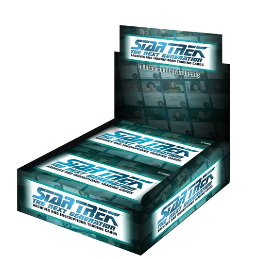 2022 Star Trek TNG Archives & Inscriptions - Box of Cards (24 Packs) - Star Trek Card Box