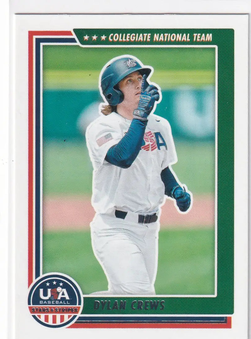 2022 STARS AND STRIPES #6 DYLAN CREWS- USA - Baseball Card Single