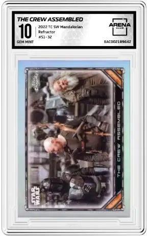 2022 TC SW Mandalorian #S1-32 Arena Club 10 - Star Wars Card Single