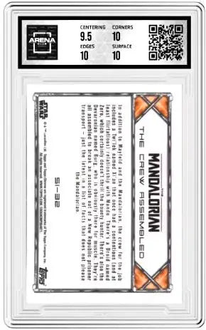 2022 TC SW Mandalorian #S1-32 Arena Club 10 - Star Wars Card Single