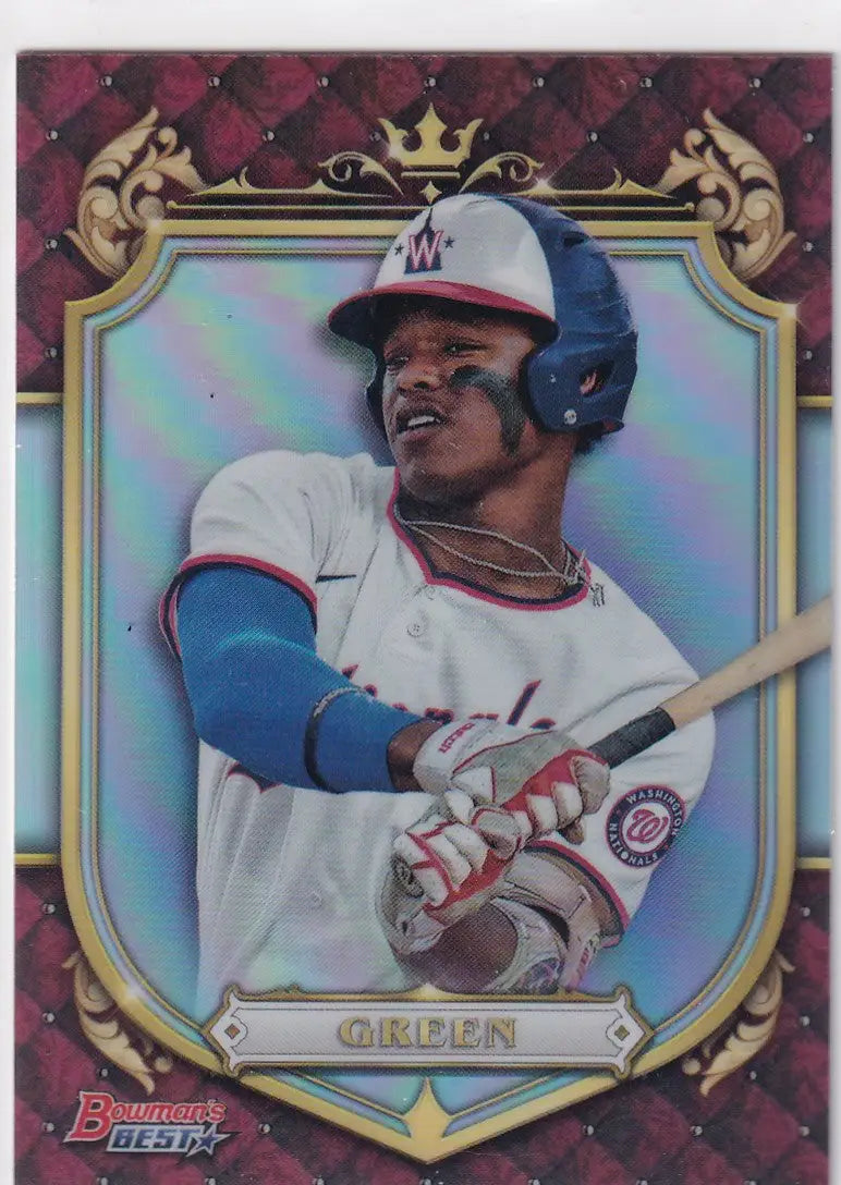 2022 TOPP #PR-8 ELIJAH GREEN PROSPECTIVE ROYALTY REFRACTOR- WASHINGTON NATIONAL - Baseball Card Single