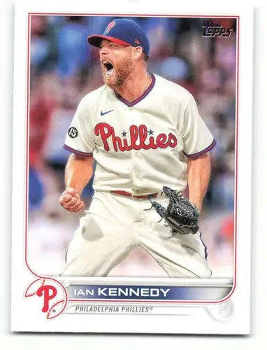 2022 Topps #102 Ian Kennedy NM-MT Phillies ID:40619 - Baseball Card Single