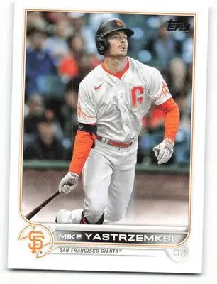 2022 Topps #103 MIke Yastrzemksi NM-MT Giants ID:40942 - Baseball Card Single
