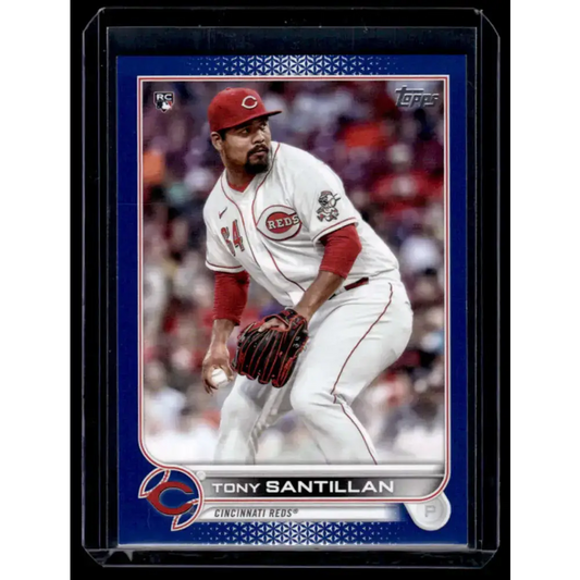 2022 Topps #111 Tony Santillan NM-MT Cincinnati Reds Baseball Card - Baseball Card Single