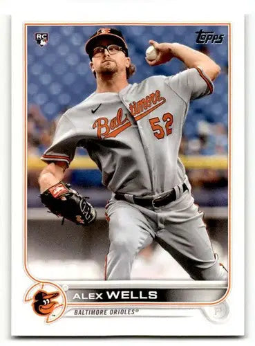 2022 Topps #118 Alex Wells RC NrMt-Mt ID:47229 - Baseball Card Single