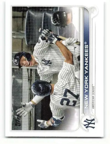 2022 Topps #121 New York Yankees Aaron Judge NM-MT ID:40640 - Trading Cards