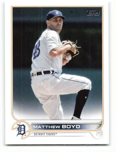 2022 Topps #128 Matthew Boyd NM-MT Tigers ID:47645 - Baseball Card Single