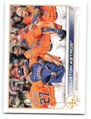2022 Topps #136 Houston Astros NM-MT ID:40958 - Baseball Card Single