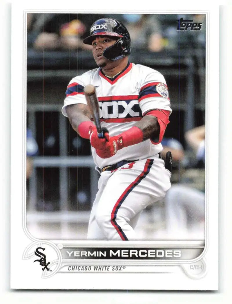 2022 Topps #141 Yermin Mercedes NM-MT White Sox ID:40962 - Baseball Card Single