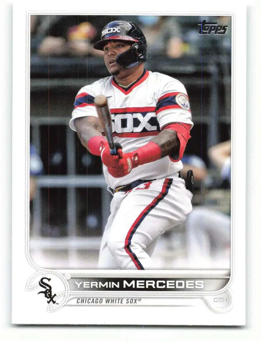 2022 Topps #141 Yermin Mercedes NM-MT White Sox ID:40962 - Baseball Card Single