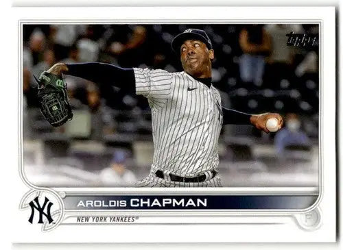 2022 Topps #142 Aroldis Chapman NM Near Mint Yankees ID:42114 - Baseball Card Single