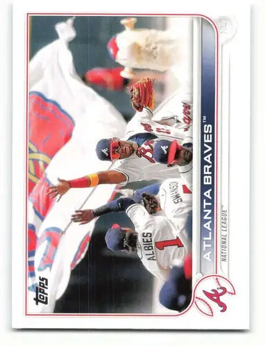 2022 Topps #164 Atlanta Braves NM-MT ID:47506 - Baseball Card Single