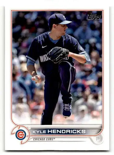 2022 Topps #168 Kyle Hendricks NrMt-Mt ID:47223 - Baseball Card Single