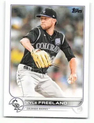 2022 Topps #169 Kyle Freeland NM-MT Rockies ID:40984 - Baseball Card Single
