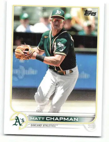 2022 Topps #176 Matt Chapman NM-MT Athletics ID:40688 - Baseball Card Single