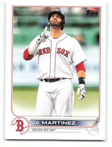 2022 Topps #182 J.D. Martinez NM-MT Red Sox ID:40996 - Baseball Card Single