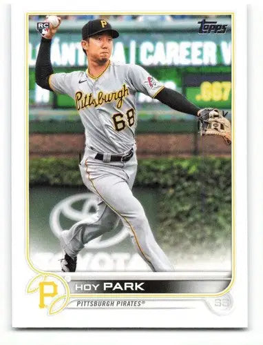 2022 Topps #184 Hoy Park NM-MT RC Rookie Pirates ID:40695 - Baseball Card Single