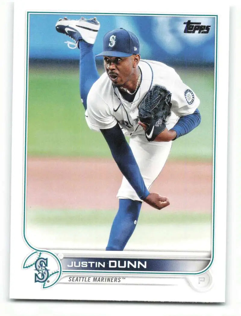 2022 Topps #185 Justin Dunn NM-MT Mariners ID:40999 - Baseball Card Single