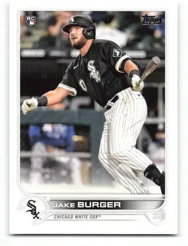 2022 Topps #186 Jake Burger NM-MT RC Rookie White Sox ID:47713 - Baseball Card Single