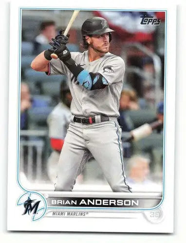 2022 Topps #19 Brian Anderson NM-MT Marlins ID:40846 - Baseball Card Single