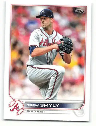 2022 Topps #195 Drew Smyly NM-MT Braves ID:40708 - Baseball Card Single
