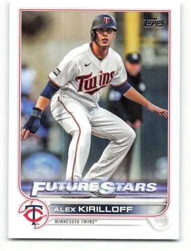 2022 Topps Alex Kirilloff baseball card with original gloss Twins ID 40712