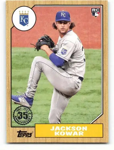 2022 Topps 1987 Topps 35th Anniversary #T87-28 Jackson Kowar NM-MT Roya ID:42124 - Baseball Card Single