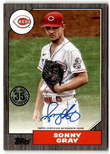 2022 Topps 1987 Topps Baseball Autograph Black #87BA-SG Sonny Gray NM-M ID:42056 - Baseball Card Single