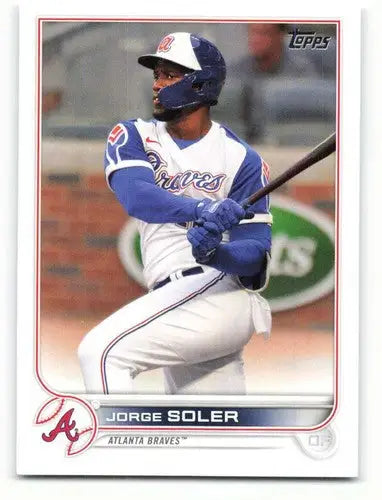 2022 Topps #208 Jorge Soler NM-MT Braves ID:41017 - Baseball Card Single