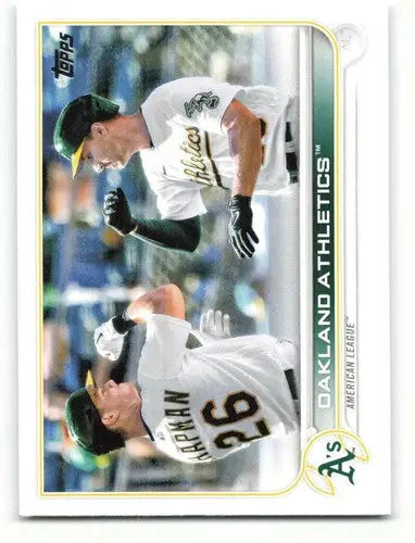 Baseball card featuring Simply Sandoval for Oakland Athletics with original gloss from 2022 Topps