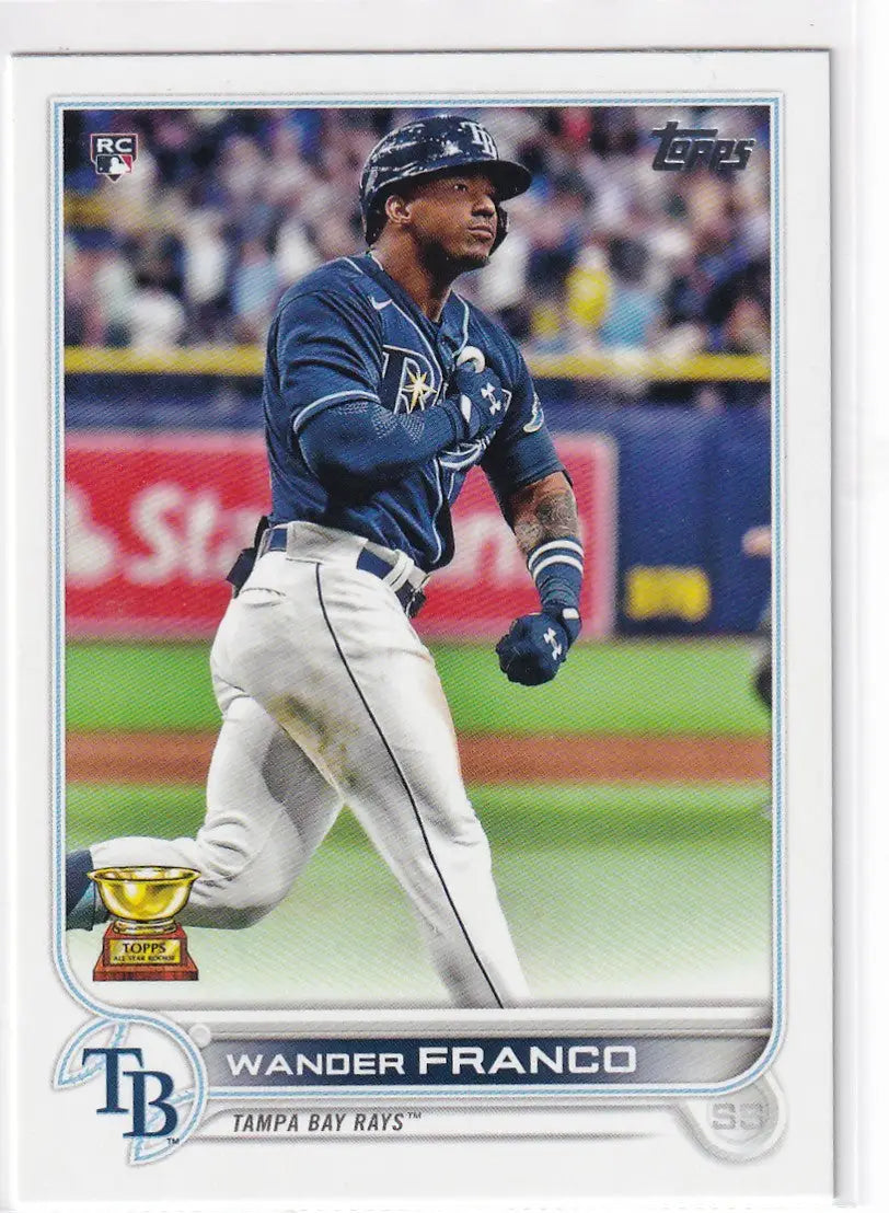 2022 TOPPS #215 WANDER FRANCO- TAMPA BAY RAYS - Baseball Card Single
