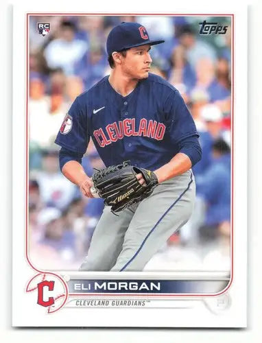 2022 Topps #217 Eli Morgan NM-MT RC Rookie Guardians ID:41025 - Baseball Card Single
