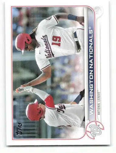 2022 Topps #218 Washington Nationals NM-MT ID:47507 - Baseball Card Single