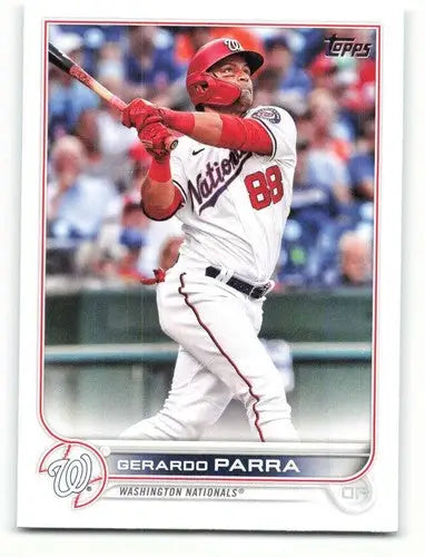 2022 Topps #220 Gerardo Parra NM-MT Nationals ID:40773 - Baseball Card Single