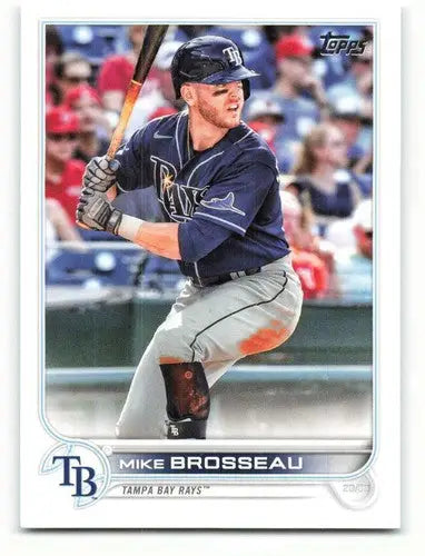 2022 Topps #223 Mike Brosseau NM-MT Rays ID:41028 - Baseball Card Single