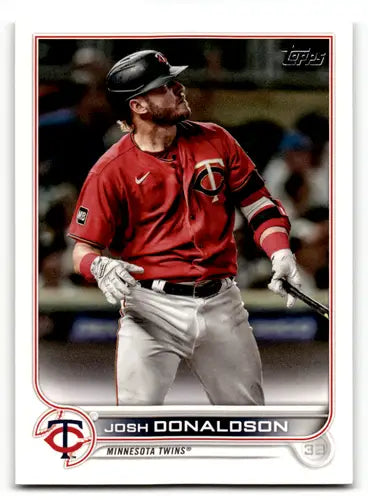 2022 Topps Josh Donaldson baseball card with original gloss Twins ID 53904