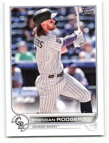2022 Topps #232 Brendan Rodgers NM-MT Rockies ID:41036 - Baseball Card Single